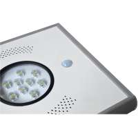 8W all in one solar led street light outdoor motion sensor integrated solar lamp street light